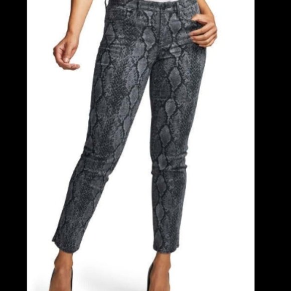 NYDJ Reptile Snakeskin print Skinny Pants - Picture 7 of 7